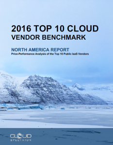 Cloud Spectator report