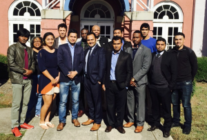 Dr. Jessie Walker (center, back row) and his research team