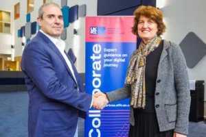 Noam Rosen, EMEA Director HPC/AI, Lenovo and Kate Royse, Director, STFC Hartree Centre